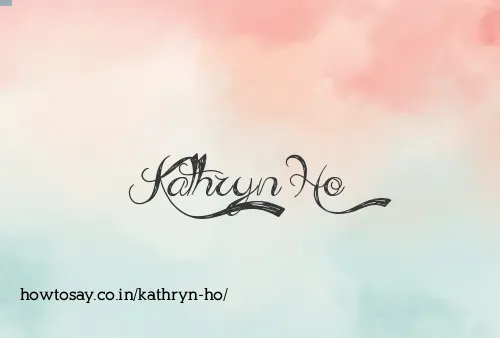 Kathryn Ho