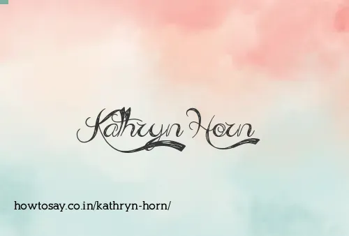 Kathryn Horn
