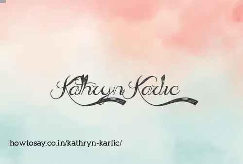 Kathryn Karlic