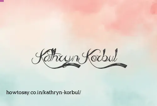 Kathryn Korbul