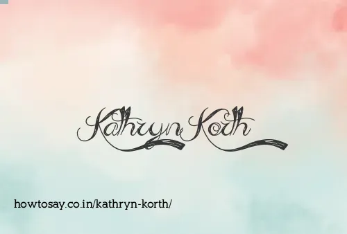 Kathryn Korth