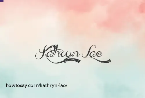 Kathryn Lao