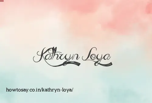 Kathryn Loya