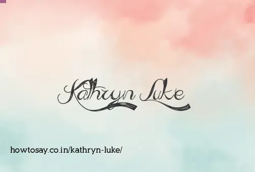 Kathryn Luke