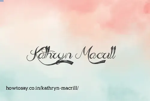 Kathryn Macrill