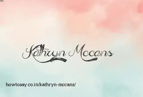Kathryn Mccans