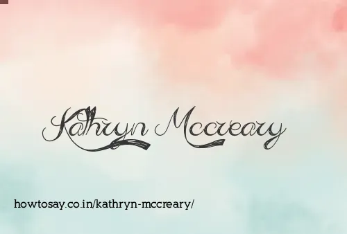 Kathryn Mccreary