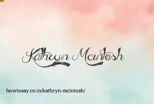 Kathryn Mcintosh