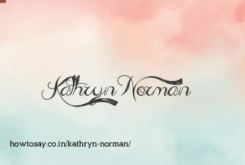 Kathryn Norman