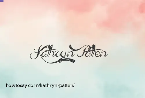 Kathryn Patten