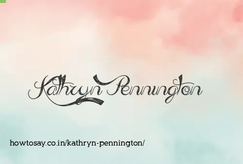 Kathryn Pennington