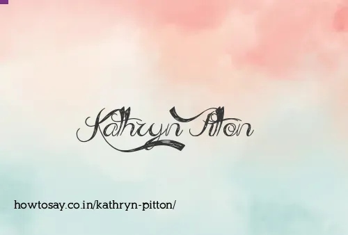 Kathryn Pitton