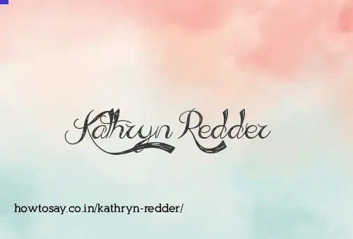 Kathryn Redder