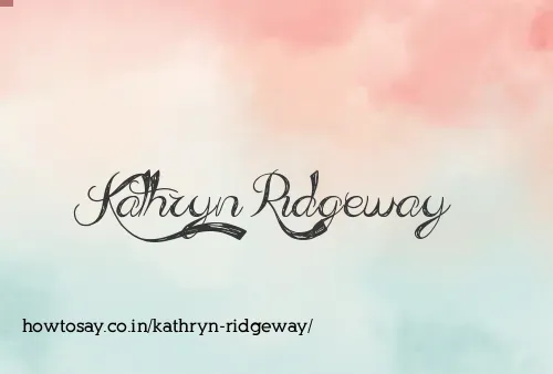 Kathryn Ridgeway