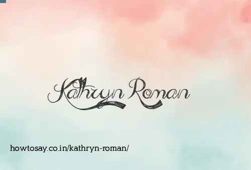 Kathryn Roman