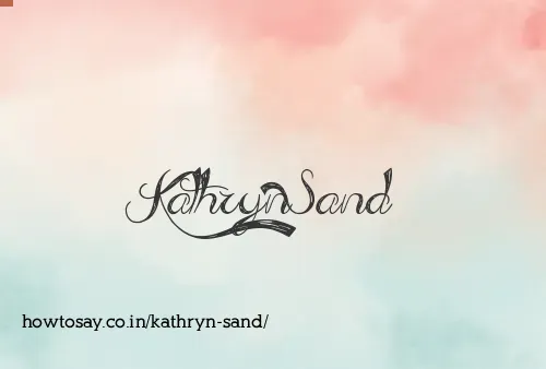 Kathryn Sand