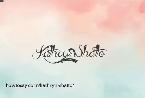Kathryn Shatto