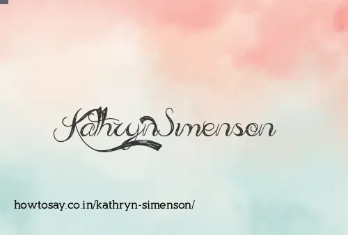 Kathryn Simenson