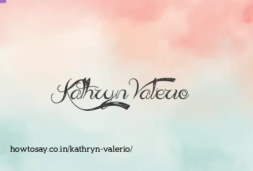 Kathryn Valerio
