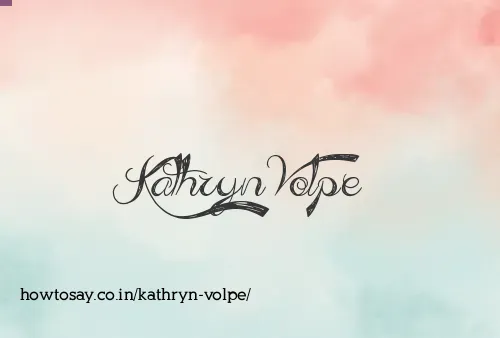 Kathryn Volpe