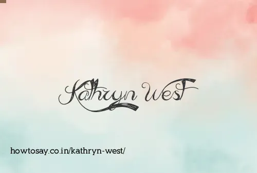 Kathryn West