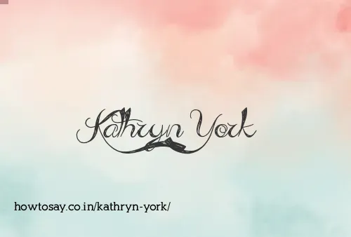Kathryn York