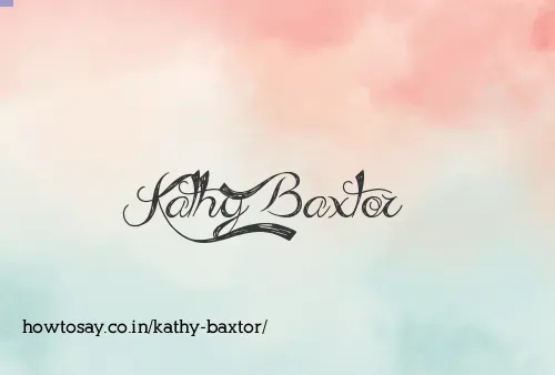 Kathy Baxtor