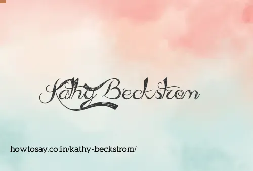 Kathy Beckstrom