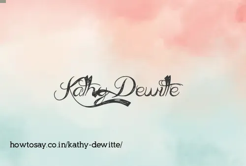 Kathy Dewitte