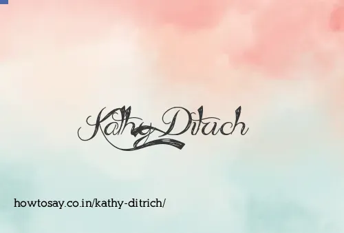 Kathy Ditrich