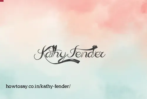 Kathy Fender