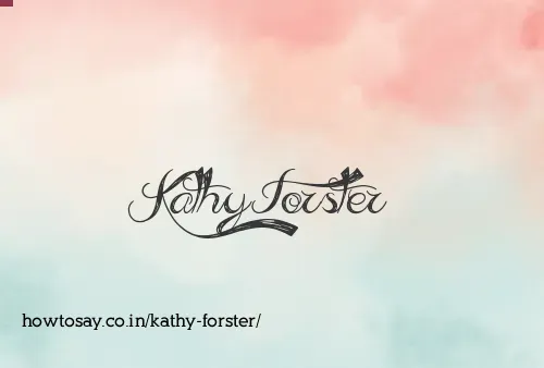Kathy Forster