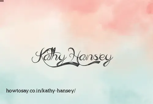 Kathy Hansey