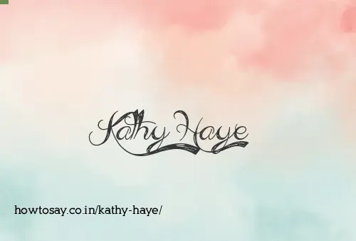 Kathy Haye
