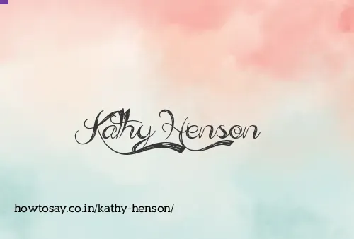 Kathy Henson