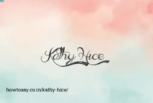 Kathy Hice