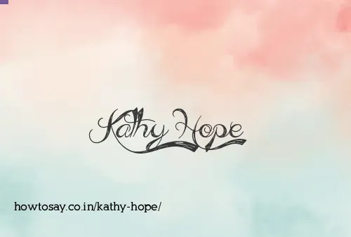 Kathy Hope