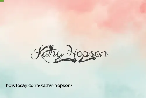 Kathy Hopson
