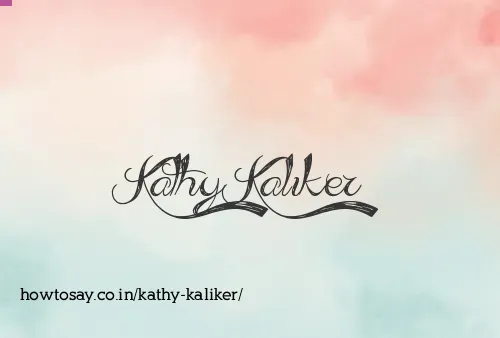 Kathy Kaliker