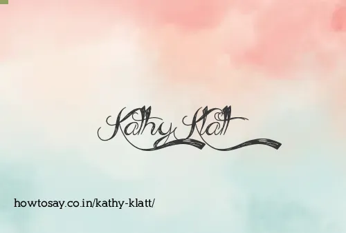 Kathy Klatt