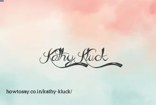 Kathy Kluck