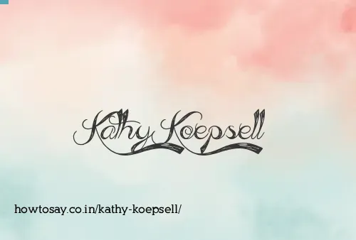 Kathy Koepsell