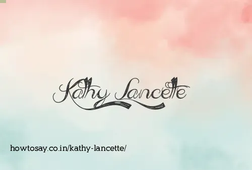 Kathy Lancette
