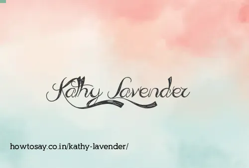 Kathy Lavender