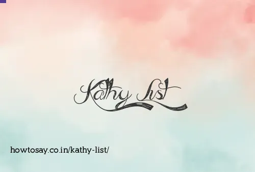 Kathy List