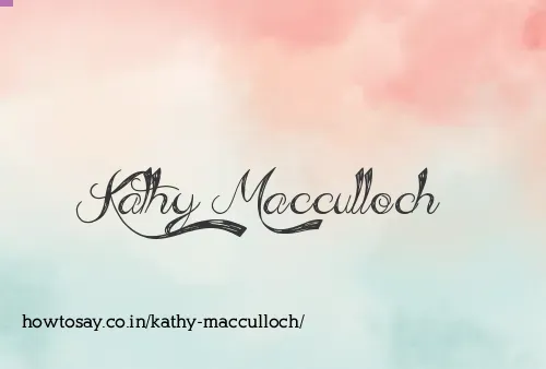 Kathy Macculloch