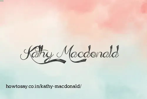 Kathy Macdonald
