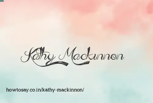 Kathy Mackinnon