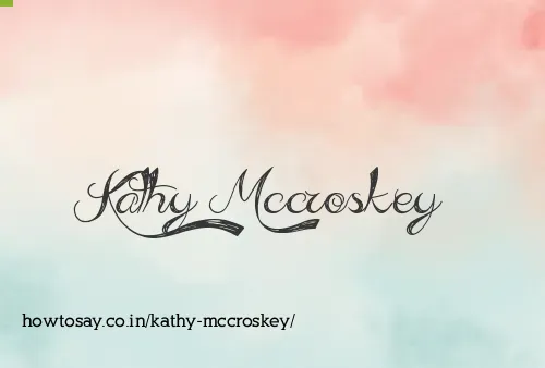 Kathy Mccroskey