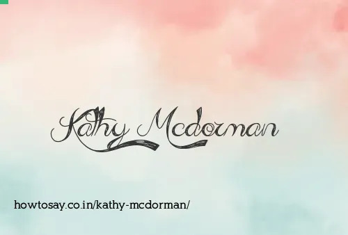 Kathy Mcdorman